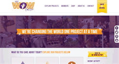 Desktop Screenshot of mywowfactorcharity.org